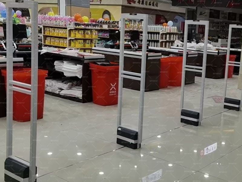 Supermarket nginstal piranti anti-maling magnetik akustik AM8208 kaendahan kubik