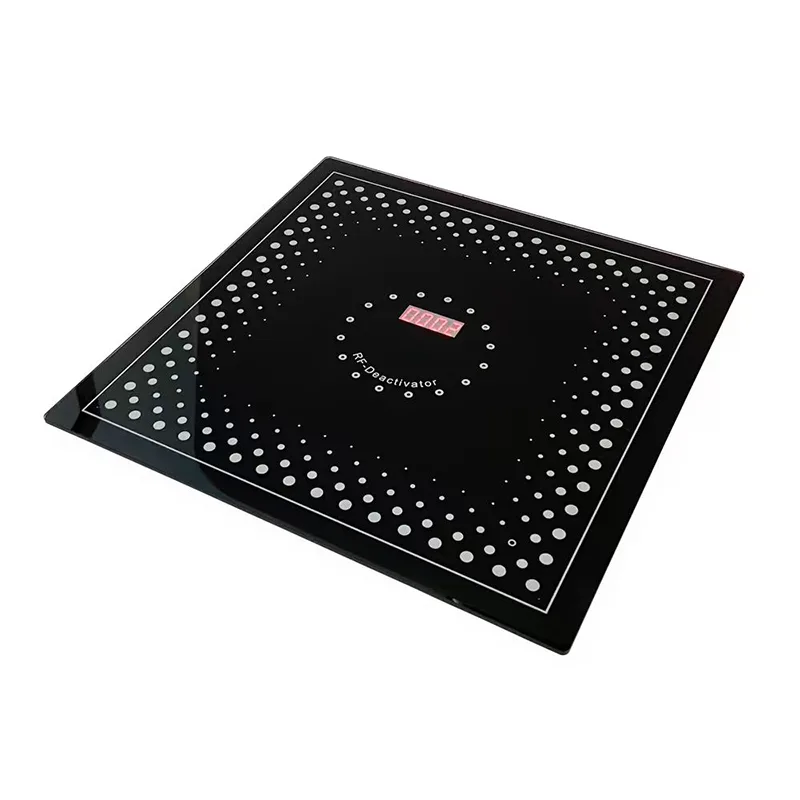Detektor Label EAS RF kanthi Indikator Weker Dering Abang